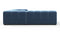 Tufty - Tufty Sectional, Left Corner, Aegean Blue Velvet