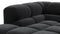 Tufty - Tufty Sectional, Small L, Left, Black Velvet