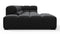 Tufty - Tufty Sectional, Small L, Left, Black Velvet