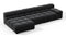 Tufty - Tufty Sectional, Small, Left Chaise, Black Velvet