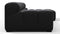 Tufty - Tufty Sectional, Small, Right Chaise, Black Velvet