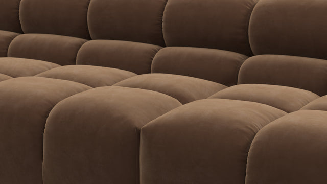 Tufty - Tufty Sectional, Extra Large Right Corner, Mocha Velvet