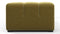 Tufty - Tufty Sectional, Extra Large Sofa, Olive Gold Velvet