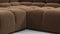 Tufty - Tufty Sectional, Large Left Corner, Mocha Velvet