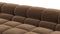 Tufty - Tufty Sectional, Large Right Corner, Mocha Velvet