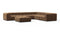 Tufty - Tufty Sectional, Large Right Corner, Mocha Velvet