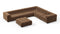 Tufty - Tufty Sectional, Large Right Corner, Mocha Velvet