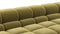 Tufty - Tufty Sectional, Large Left Corner, Olive Gold Velvet