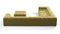 Tufty - Tufty Sectional, Large Left Corner, Olive Gold Velvet