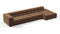 Tufty - Tufty Sectional, Large, Right Chaise, Mocha Velvet