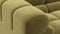 Tufty - Tufty Sectional, Large, Left Chaise, Olive Gold Velvet