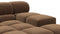 Tufty - Tufty Sectional, Right Corner, Mocha Velvet