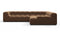 Tufty - Tufty Sectional, Right Corner, Mocha Velvet