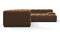 Tufty - Tufty Sectional, Right Corner, Mocha Velvet
