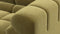 Tufty - Tufty Sectional, Left Corner, Olive Gold Velvet
