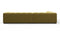 Tufty - Tufty Sectional, Left Corner, Olive Gold Velvet