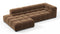 Tufty - Tufty Sectional, Small L, Left, Mocha Velvet