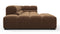 Tufty - Tufty Sectional, Small L, Left, Mocha Velvet