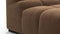 Tufty - Tufty Sectional, Small, Right Chaise, Mocha Velvet