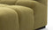 Tufty - Tufty Sectional, Small, Left Chaise, Olive Gold Velvet