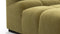 Tufty - Tufty Sectional, Small, Right Chaise, Olive Gold Velvet