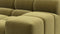 Tufty - Tufty Sectional, Small, Right Chaise, Olive Gold Velvet