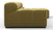 Tufty - Tufty Sectional, Small, Right Chaise, Olive Gold Velvet