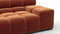 Tufty - Tufty Sectional, Extra Large Right Corner, Spice Velvet