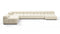 Tufty - Tufty Sectional, Extra Large Left Corner, Eggshell Boucle