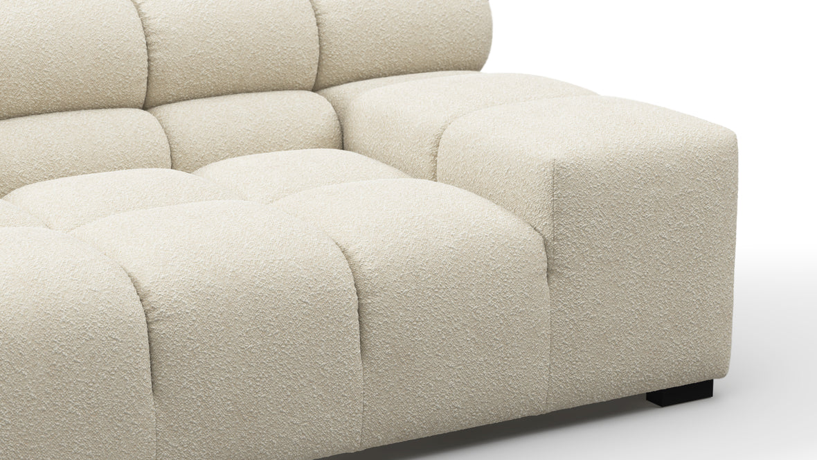 Tufty - Tufty Sectional, Extra Large Right Corner, Eggshell Boucle