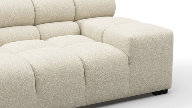 Tufty - Tufty Sectional, Extra Large Right Corner, Eggshell Boucle