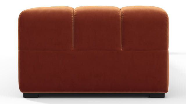 Tufty - Tufty Sectional, Extra Large Sofa, Spice Velvet
