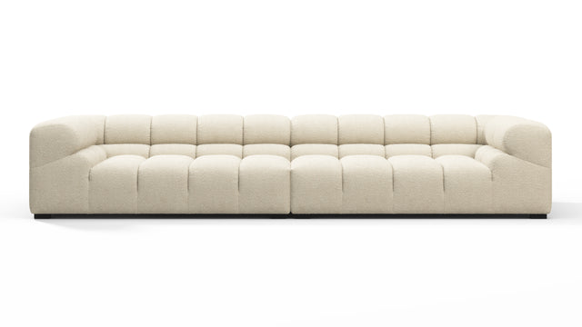 Tufty - Tufty Sectional, Extra Large Sofa, Eggshell Boucle