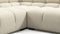 Tufty - Tufty Sectional, Large Left Corner, Eggshell Boucle