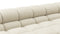 Tufty - Tufty Sectional, Large Left Corner, Eggshell Boucle