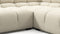 Tufty - Tufty Sectional, Large Right Corner, Eggshell Boucle