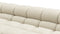 Tufty - Tufty Sectional, Large Right Corner, Eggshell Boucle