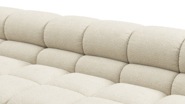 Tufty - Tufty Sectional, Large Right Corner, Eggshell Boucle