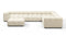 Tufty - Tufty Sectional, Large Right Corner, Eggshell Boucle