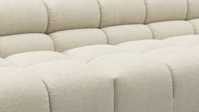 Tufty - Tufty Sectional, Large, Left Chaise, Eggshell Boucle