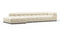 Tufty - Tufty Sectional, Large, Left Chaise, Eggshell Boucle