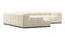 Tufty - Tufty Sectional, Left Corner, Eggshell Boucle