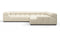 Tufty - Tufty Sectional, Right Corner, Eggshell Boucle