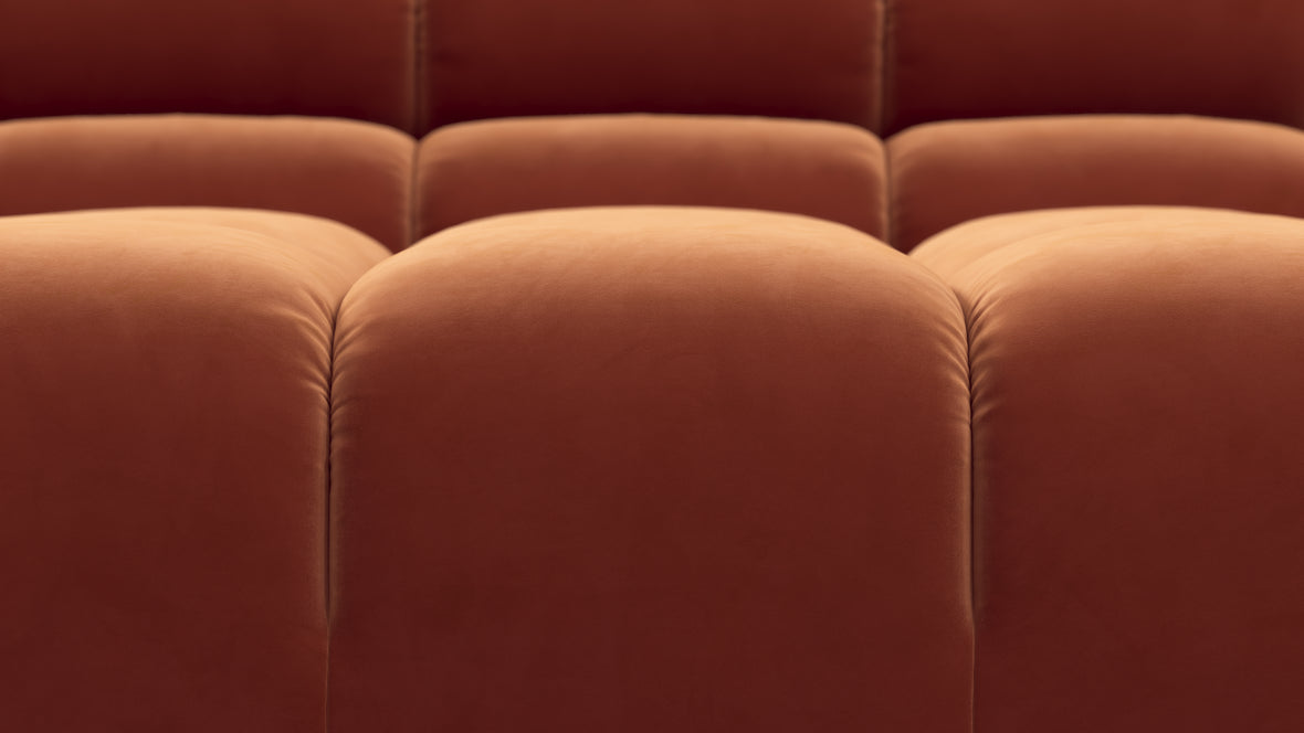 Tufty - Tufty Sectional, Small L, Left, Spice Velvet