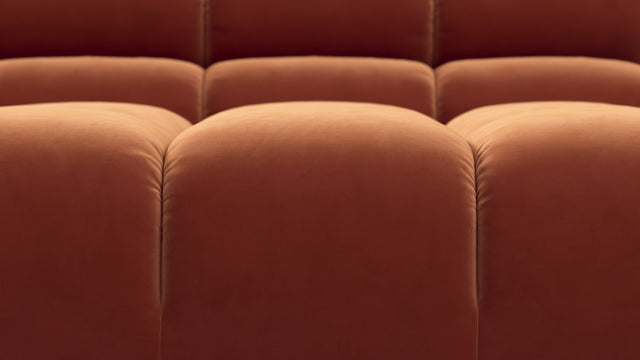 Tufty - Tufty Sectional, Small L, Left, Spice Velvet