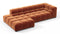 Tufty - Tufty Sectional, Small L, Left, Spice Velvet