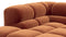 Tufty - Tufty Sectional, Small L, Right, Spice Velvet