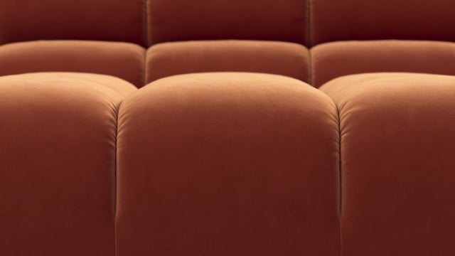 Tufty - Tufty Sectional, Small L, Right, Spice Velvet