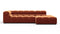 Tufty - Tufty Sectional, Small L, Right, Spice Velvet