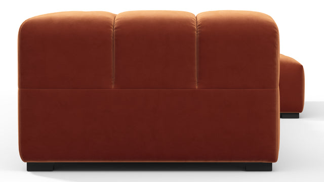 Tufty - Tufty Sectional, Small L, Right, Spice Velvet